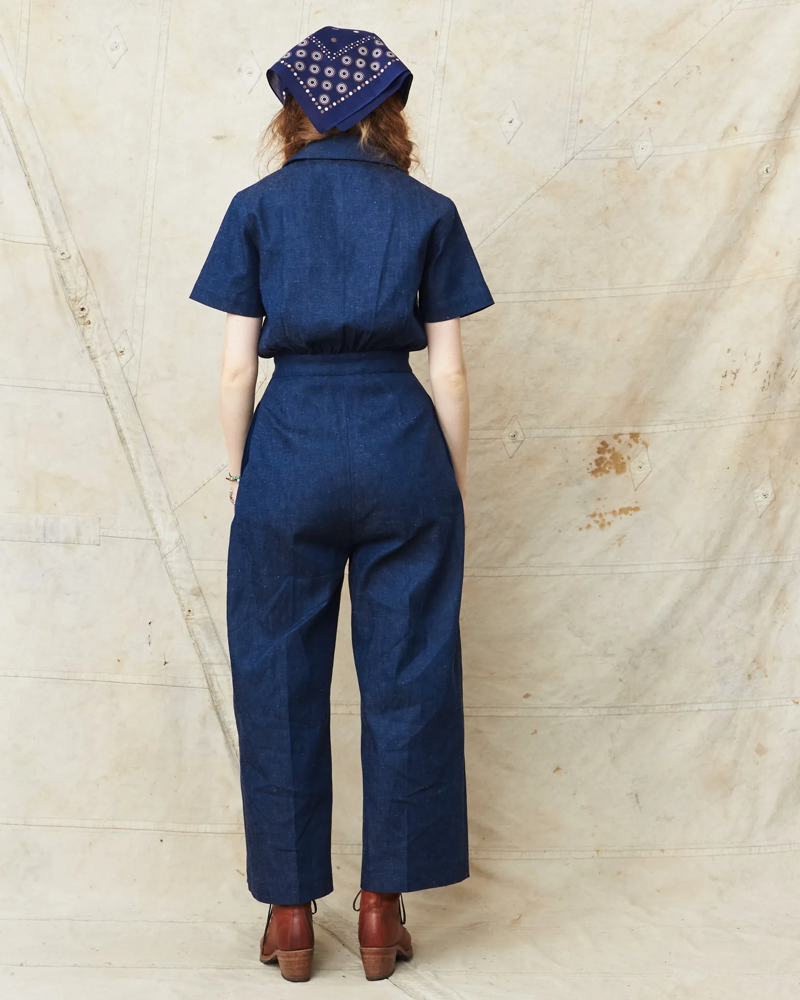 Bryceland's Emmeline Jumpsuit Jelt Denim