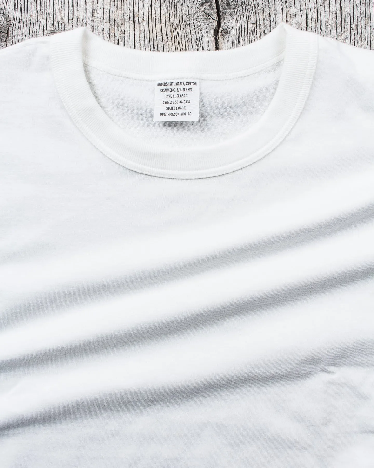 Buzz Rickson's Package T-Shirt Government Issue White BR78960