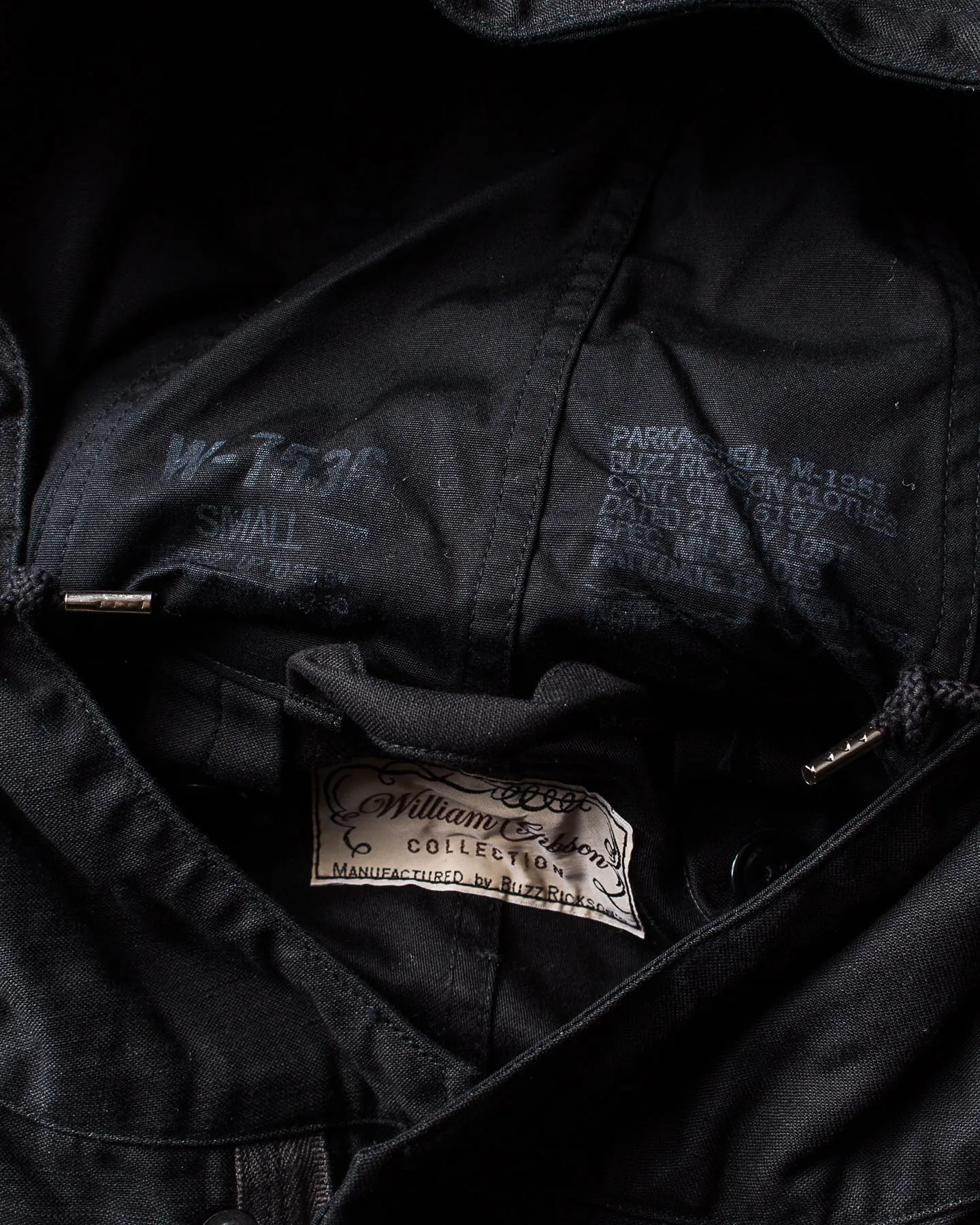 Buzz Rickson's William Gibson M-51 Fish Tail Parka Black BR14969