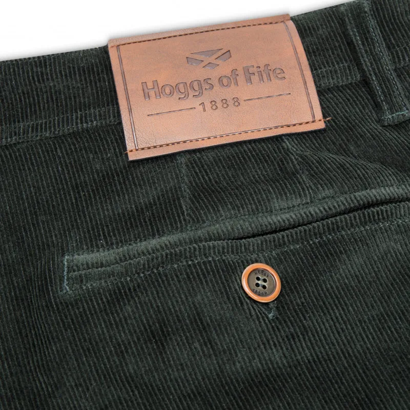 Cairnie Comfort Stretch Cord Trousers in Racing Green