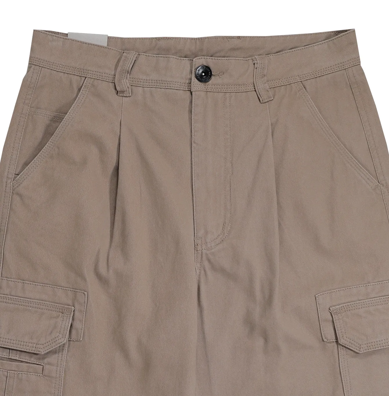 camel active Men Cargo Trousers in Regular Fit with Multipockets in 3 Colours Solid Cotton Canvas 9-300AW24CT0905