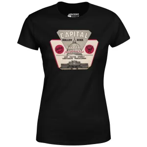 Capital Roller Rink - Harrisburg, PA - Vintage Roller Rink - Women's T-Shirt