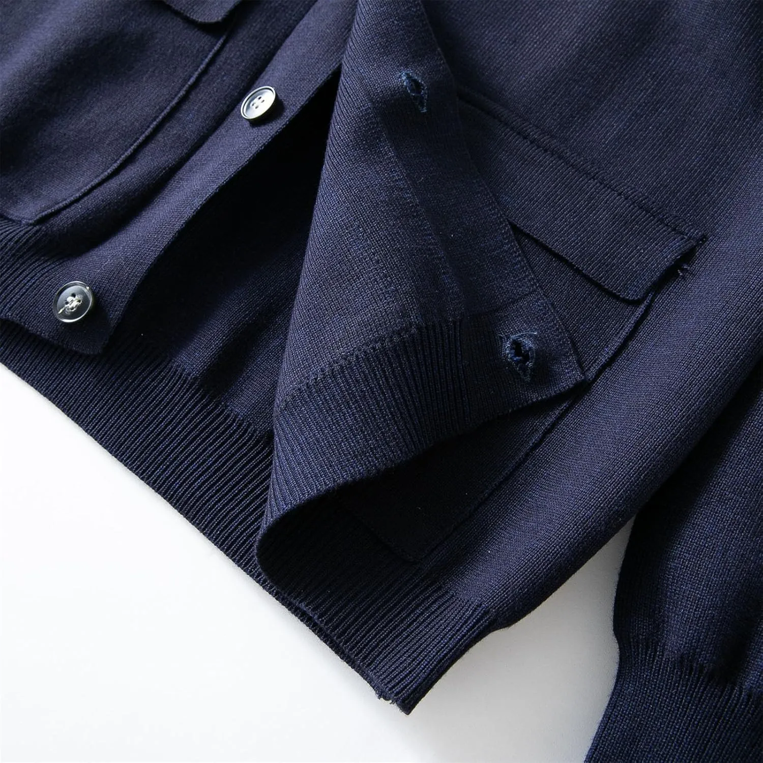 Cardigan Sweater for Men Long Sleeve Knitted Cardigan Button Down Sweater Lapel Collar Casual Outerwear Cardigan Tops