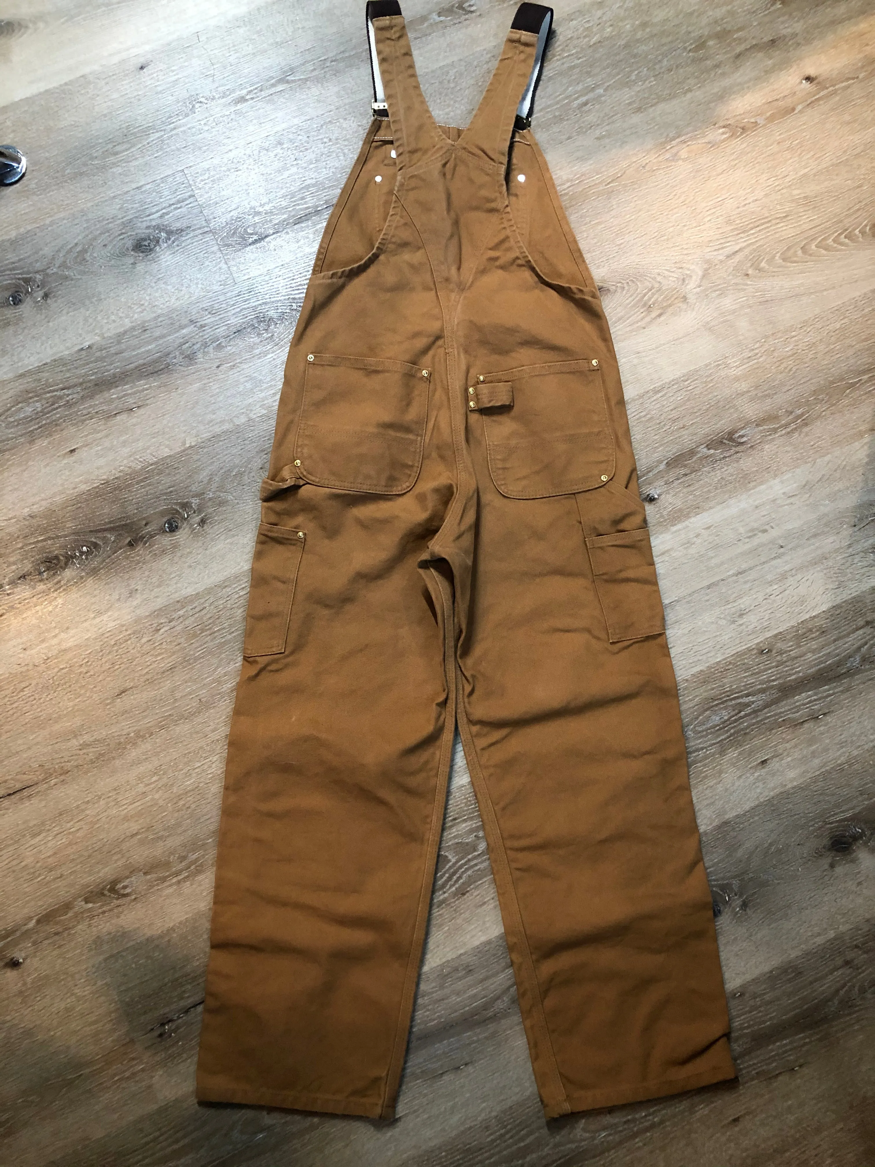 Carhartt Brown Duck Bib Overalls, SOLD