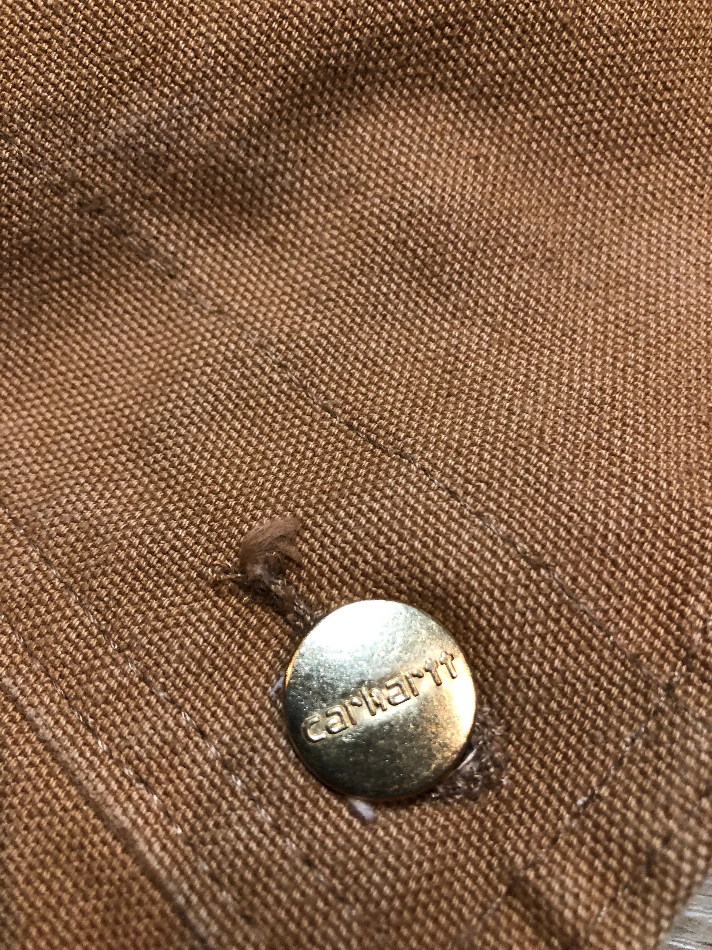 Carhartt Brown Duck Bib Overalls, SOLD