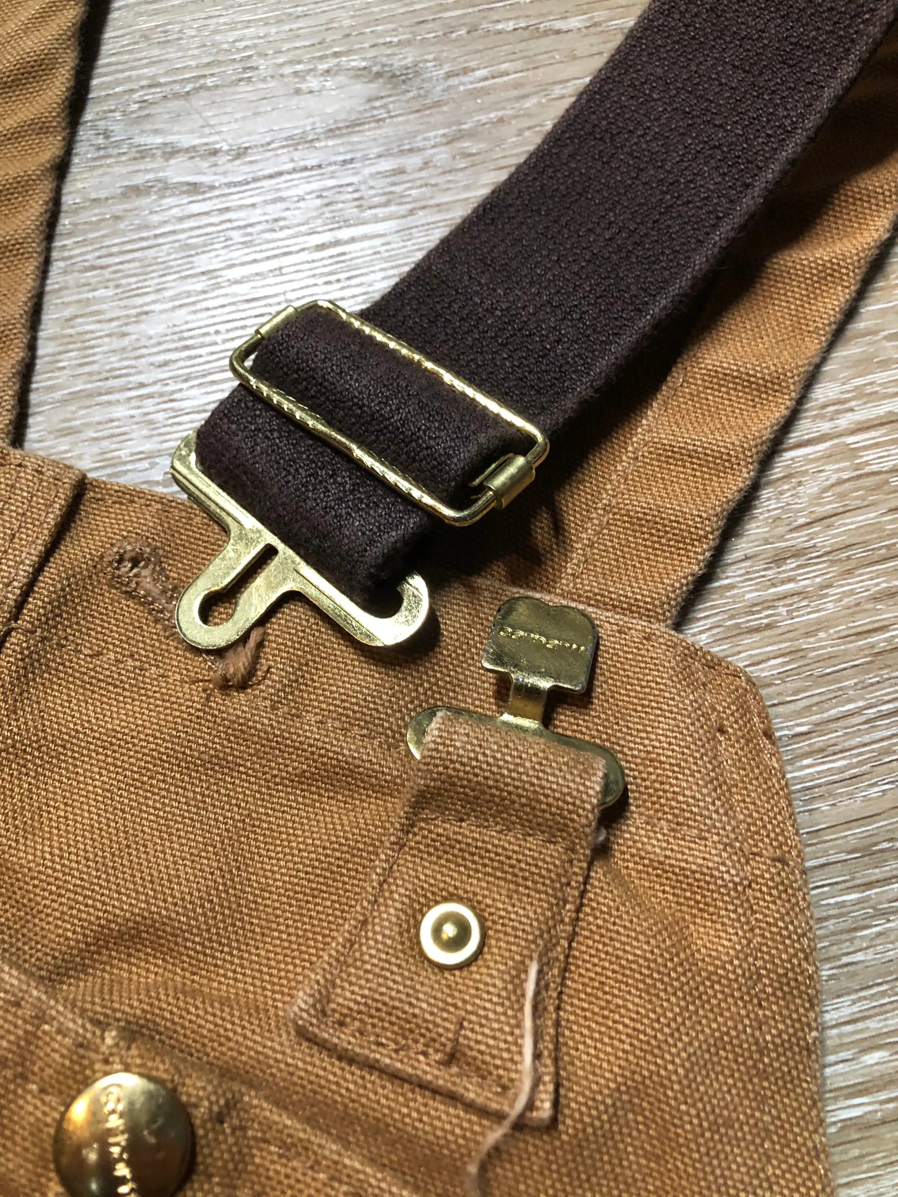Carhartt Brown Duck Bib Overalls, SOLD