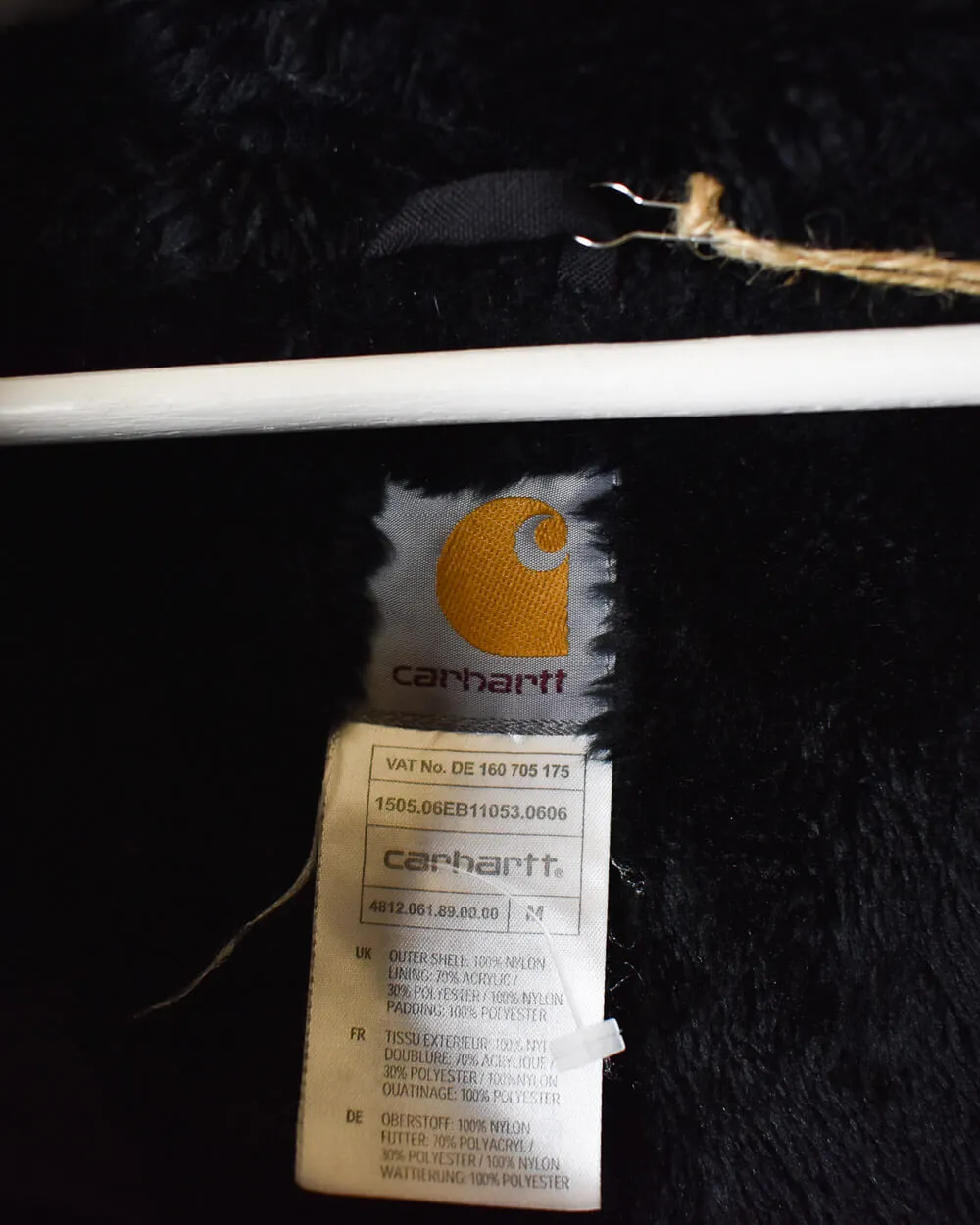 Carhartt Hooded Fleece Lined Jacket - Medium