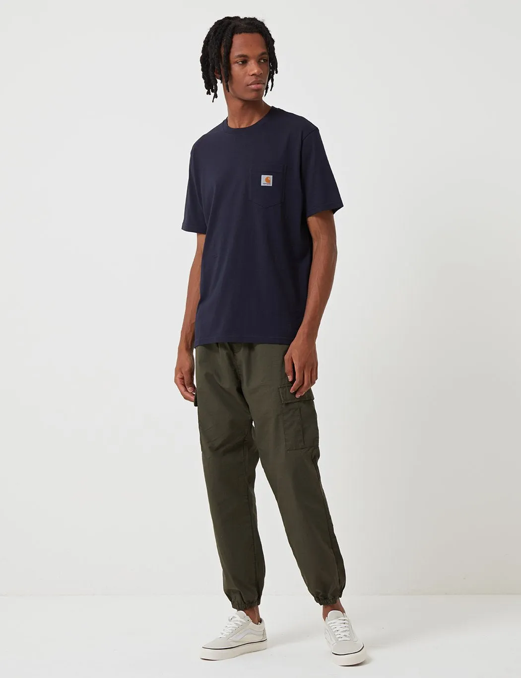 Carhartt-WIP Pocket T-Shirt - Dark Navy Blue