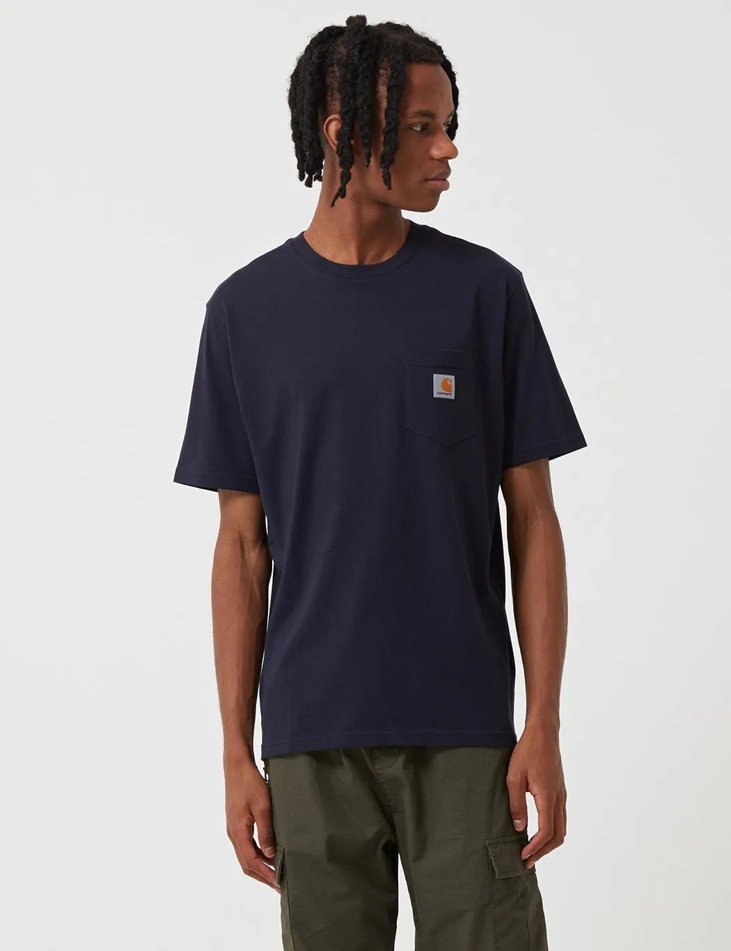 Carhartt-WIP Pocket T-Shirt - Dark Navy Blue