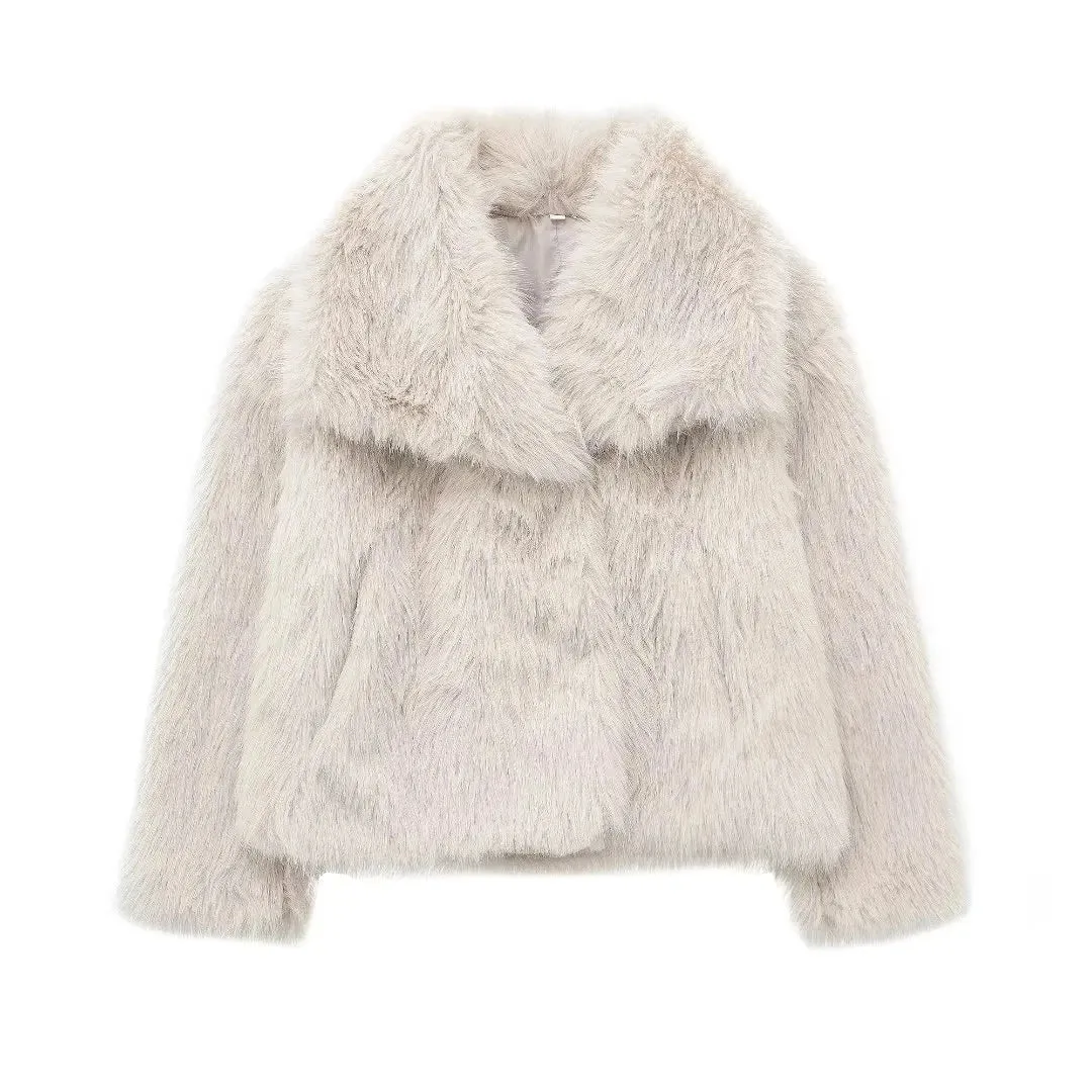 Casual Faux Fur Jackets