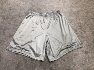 Champion Shorts Mens Large Gray Bermuda Activewear Running Training Sports Logo