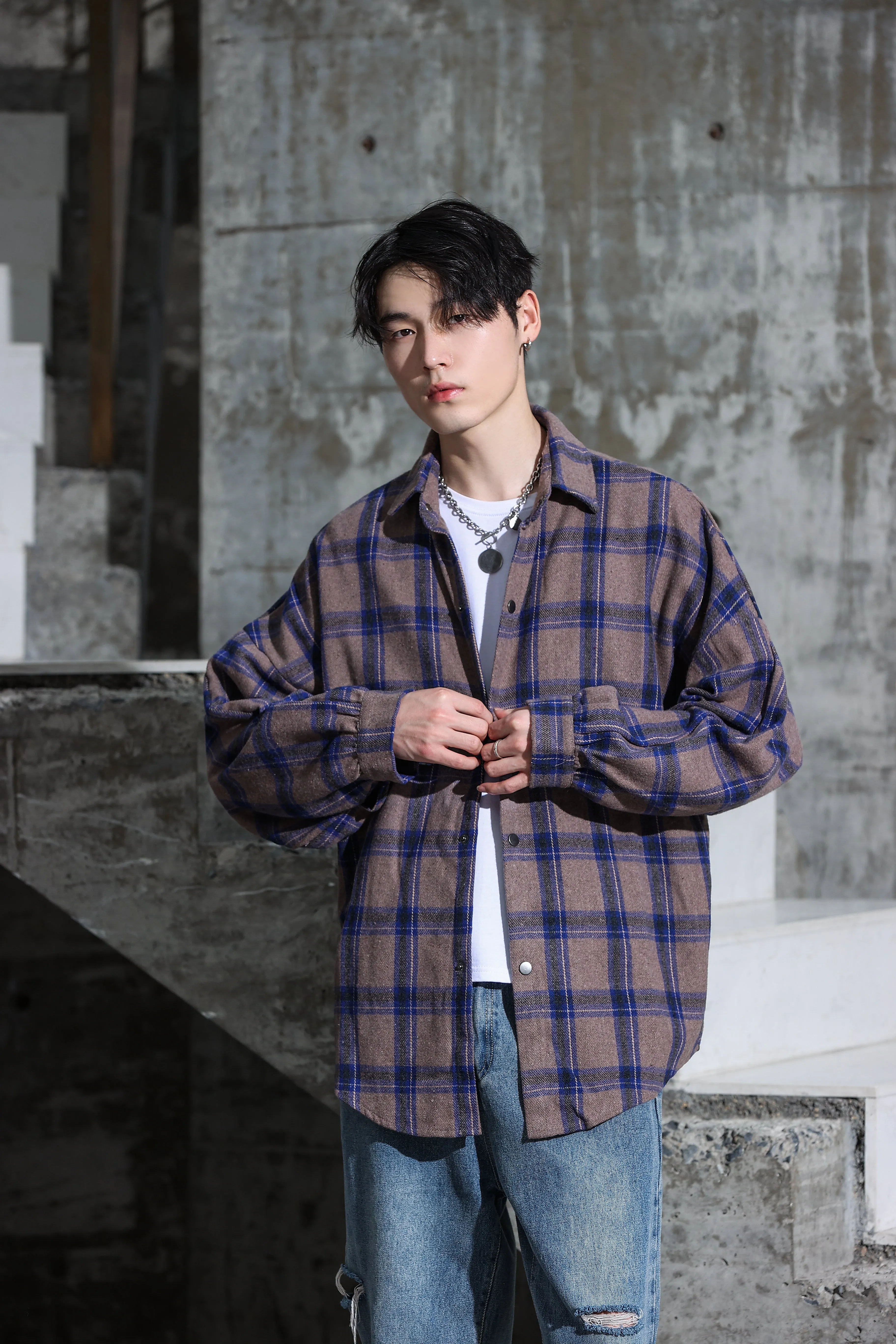 Checked Lightweight Flannel
