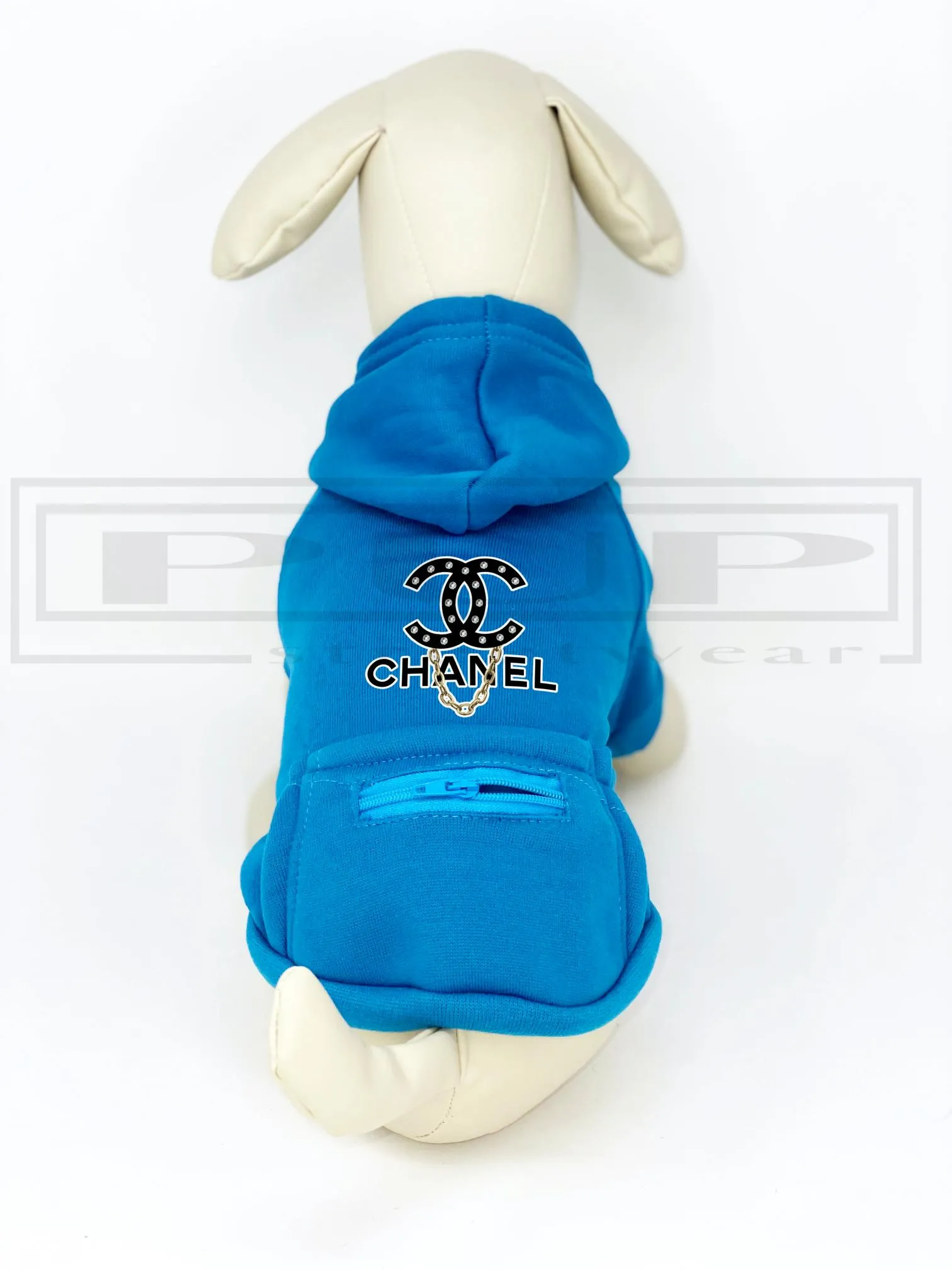 Chewnel Chains Zippered Pocket Hoodie (avail in other colours)
