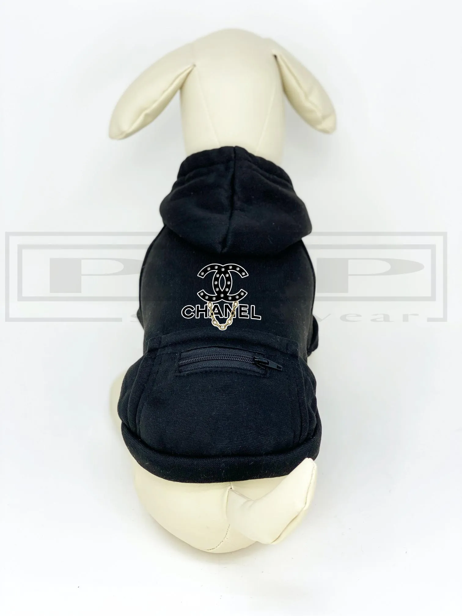 Chewnel Chains Zippered Pocket Hoodie (avail in other colours)