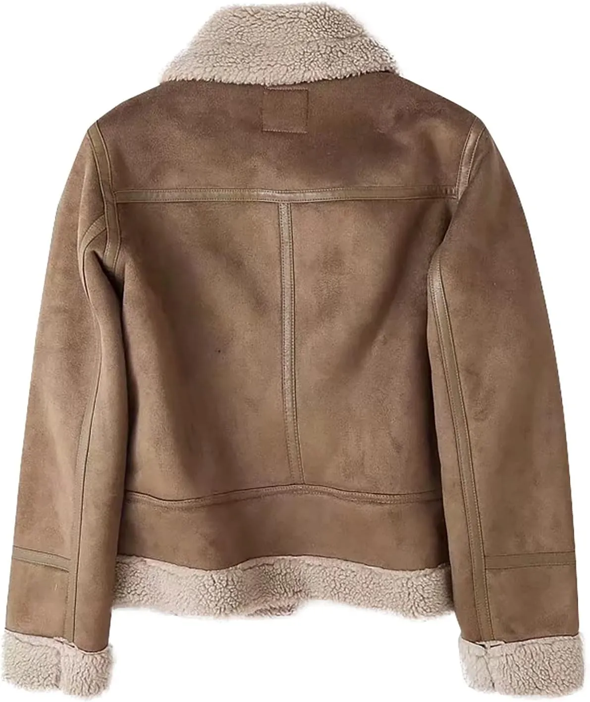 ChicCrate Women's Fleece Lined Winter Coat Sherpa Jacket Fashion Warm Clothes Casual Outerwear