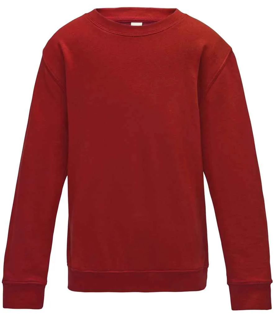 Christmas Sweatshirt Embroidered With Tractor Santa Hat Design