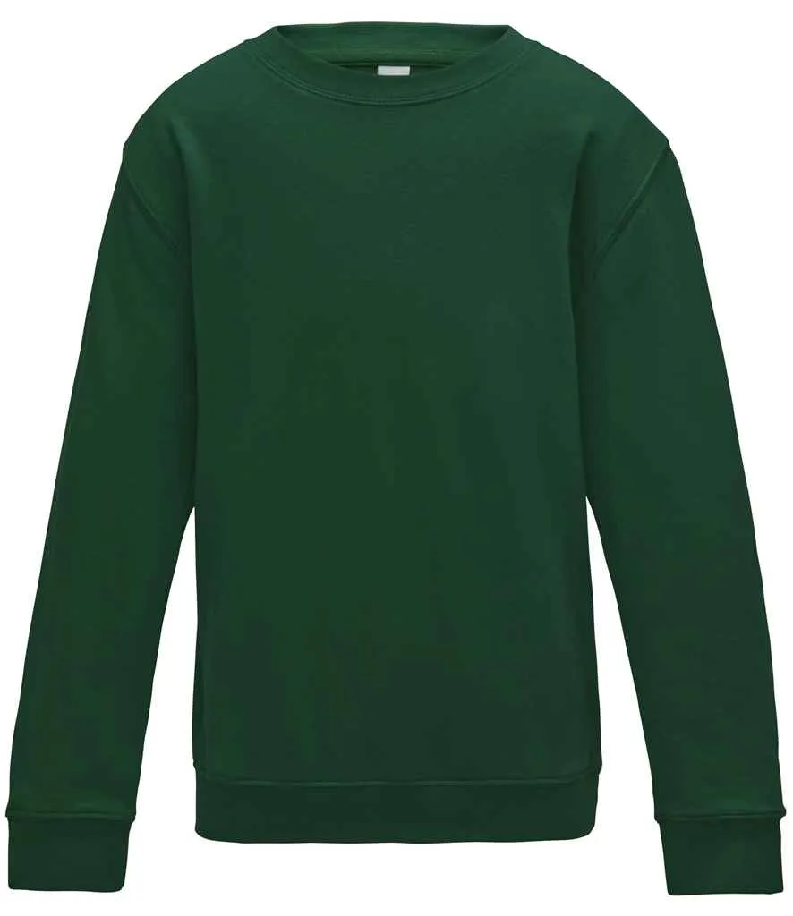 Christmas Sweatshirt Embroidered With Tractor Santa Hat Design