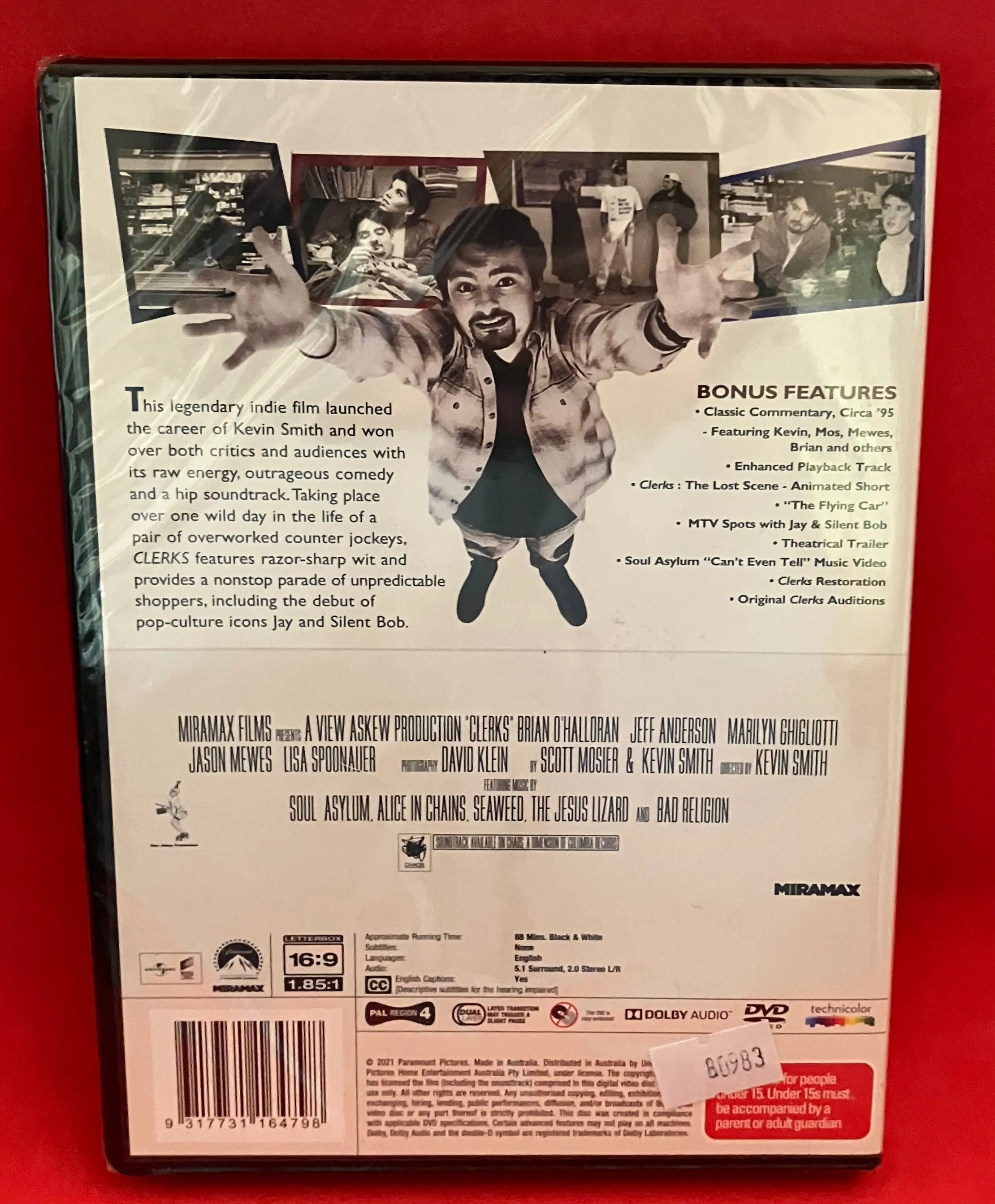 CLERKS DVD (SEALED)
