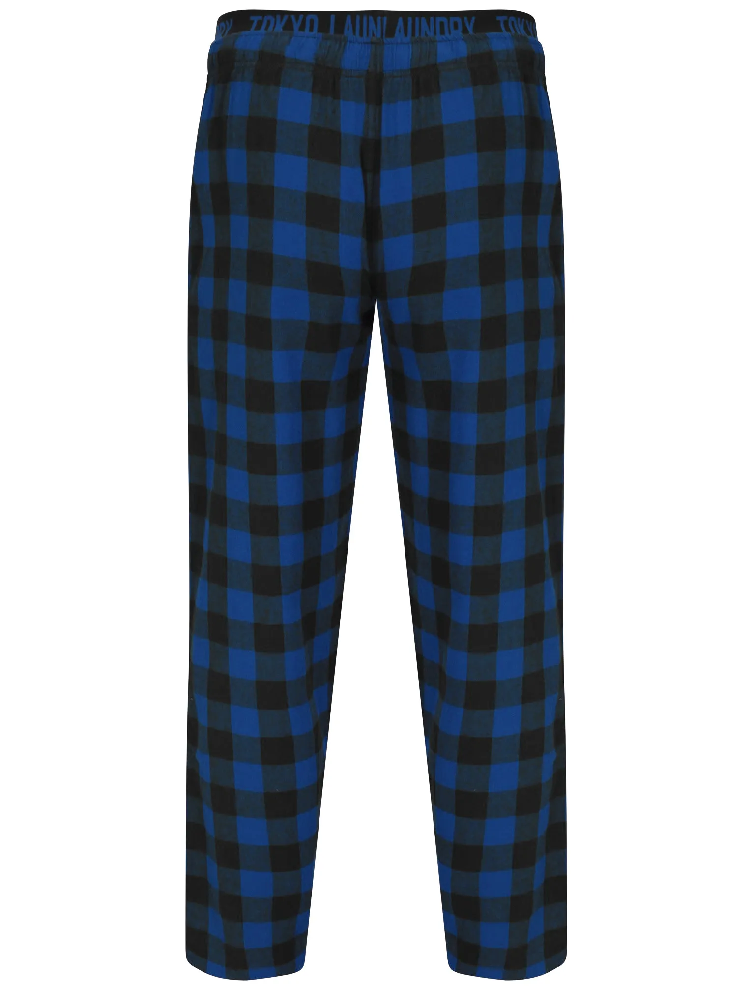Cliffords Brush Flannel Lounge Pants in Navy Check - Tokyo Laundry