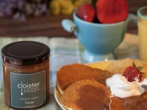 Cocoa Infused Whipped Raw Honey from Cloister Honey