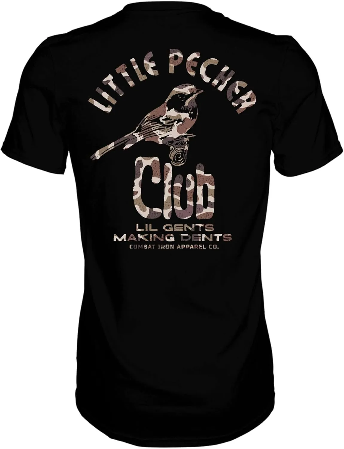 Combat Iron Men's Graphic Tees | Lil Gents Making Dents Men's Club | Mens Graphic T-Shirts