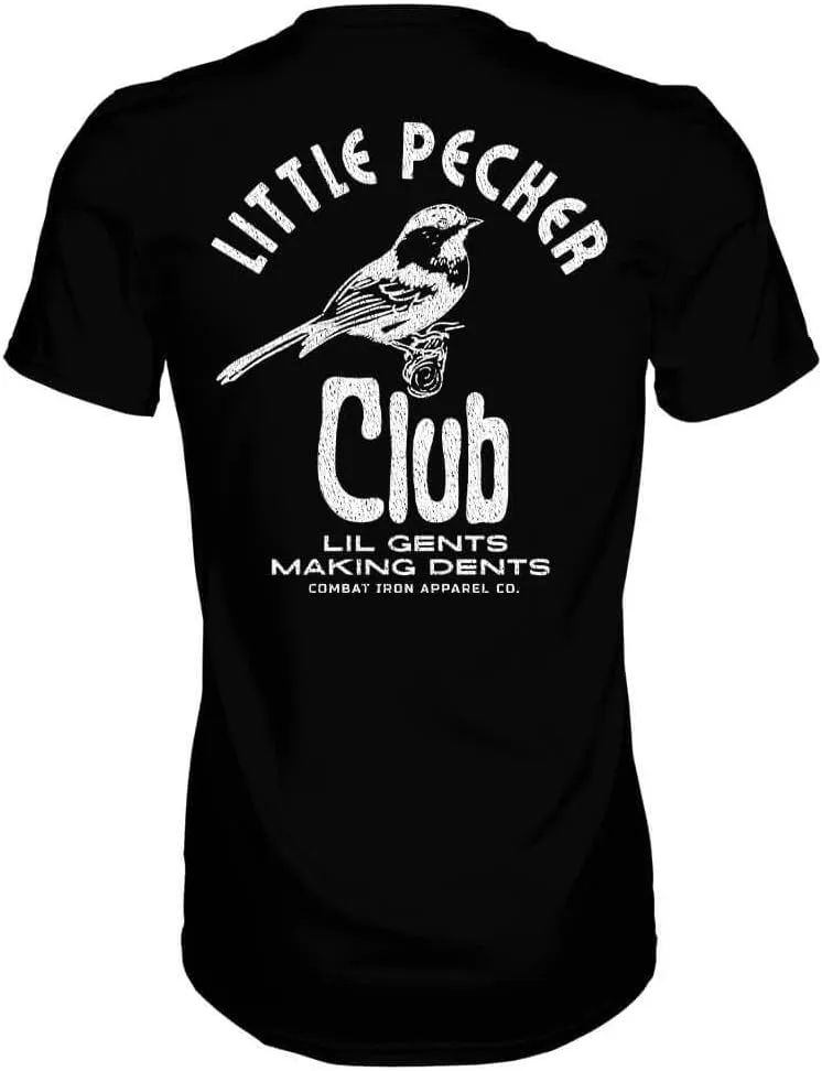 Combat Iron Men's Graphic Tees | Lil Gents Making Dents Men's Club | Mens Graphic T-Shirts