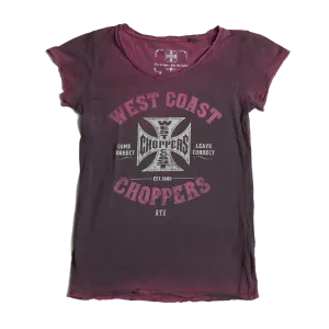COME CORRECT TEE - RETRO STONE BLACK-PURPLE