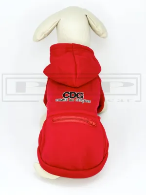 Comme De Chien Zippered Pocket Hoodie (avail in other colours)