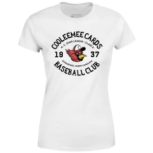 Cooleemee Cards - North Carolina - Vintage Defunct Baseball Teams - Women's T-Shirt
