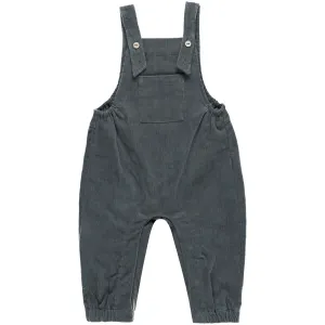 Corduroy Baby Overalls in Indigo by Quincy Mae