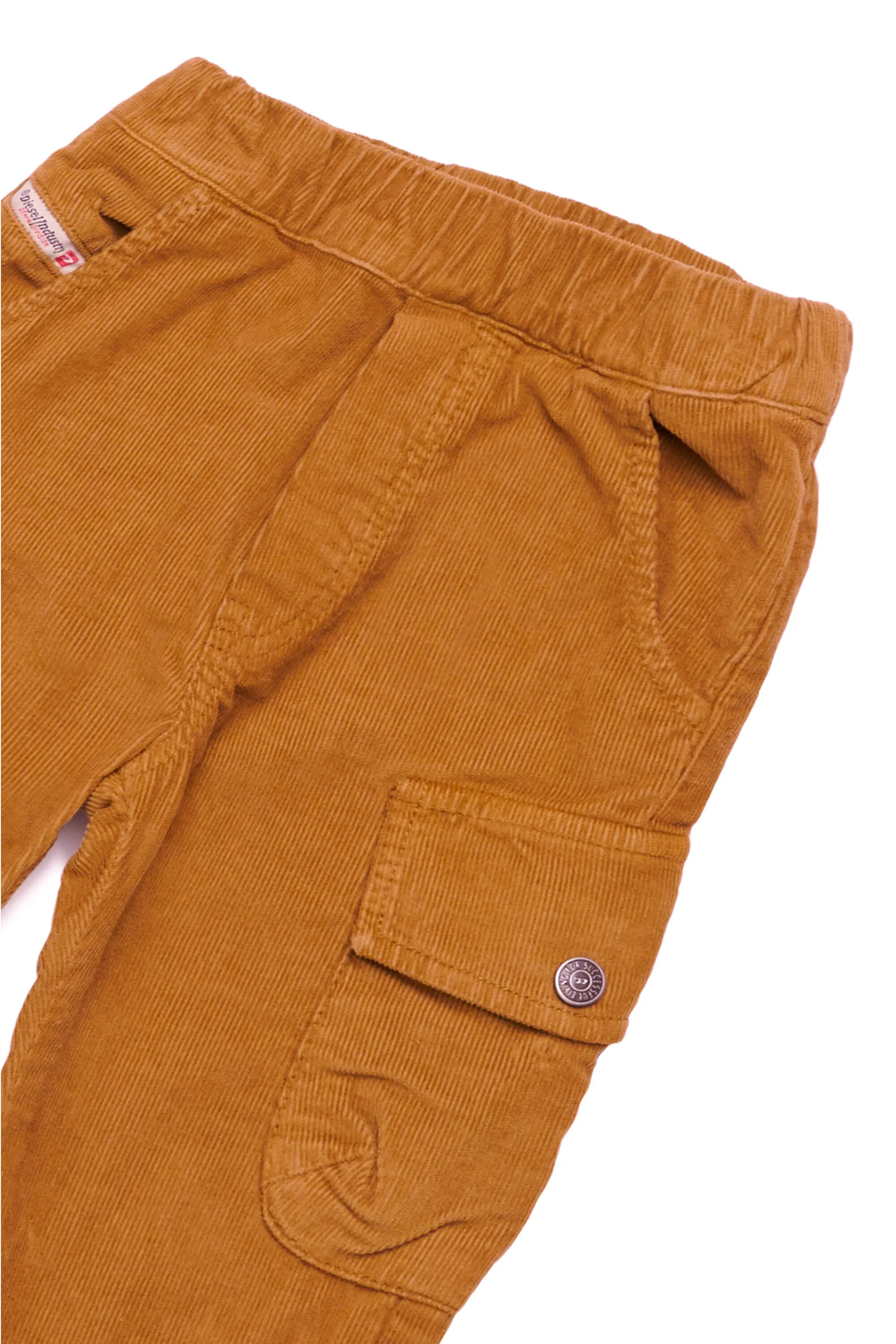 Corduroy ribbed cargo trousers