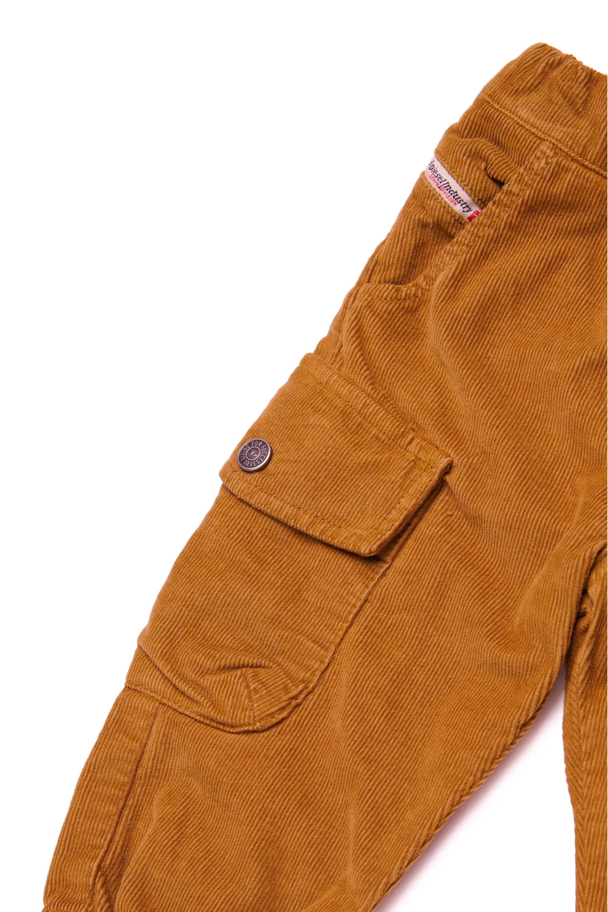 Corduroy ribbed cargo trousers