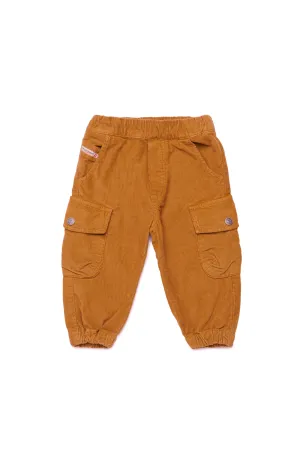 Corduroy ribbed cargo trousers