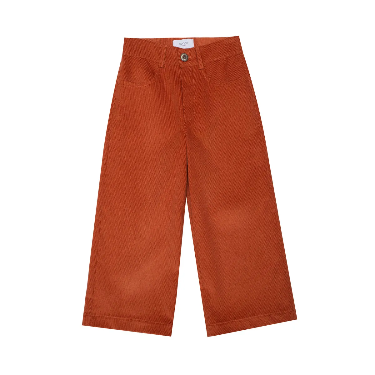 Corduroy Wide Trousers Henri, Orange