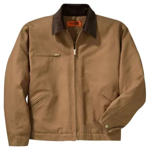 CornerStone Men's Brown/Brown Tall Duck Cloth Work Jacket