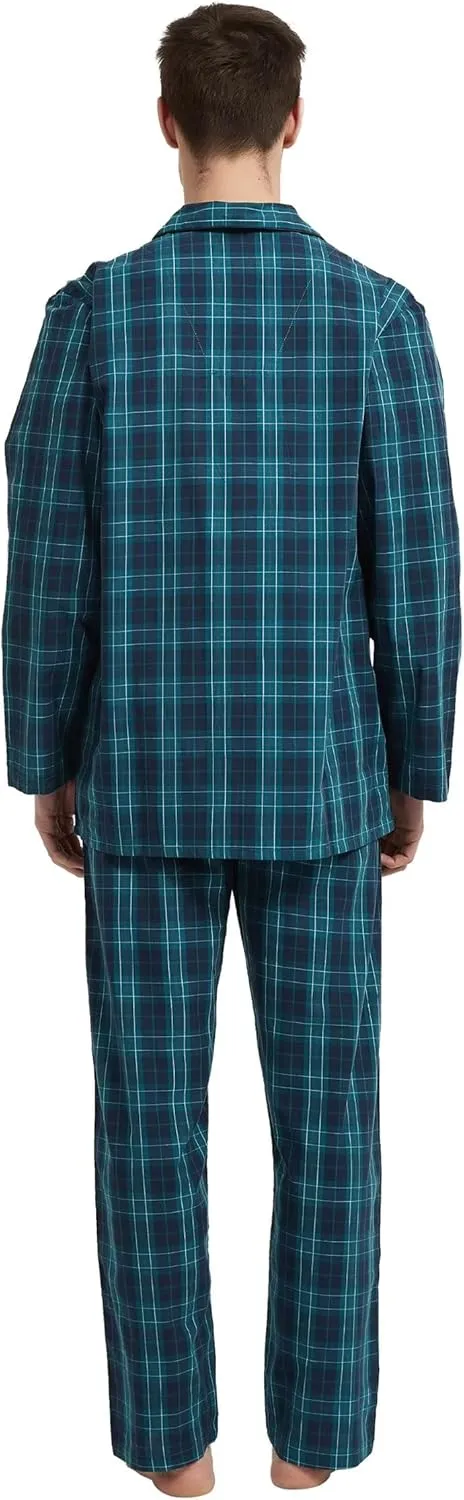 cotton pajama set for men 100% cotton pajamas soft PJS