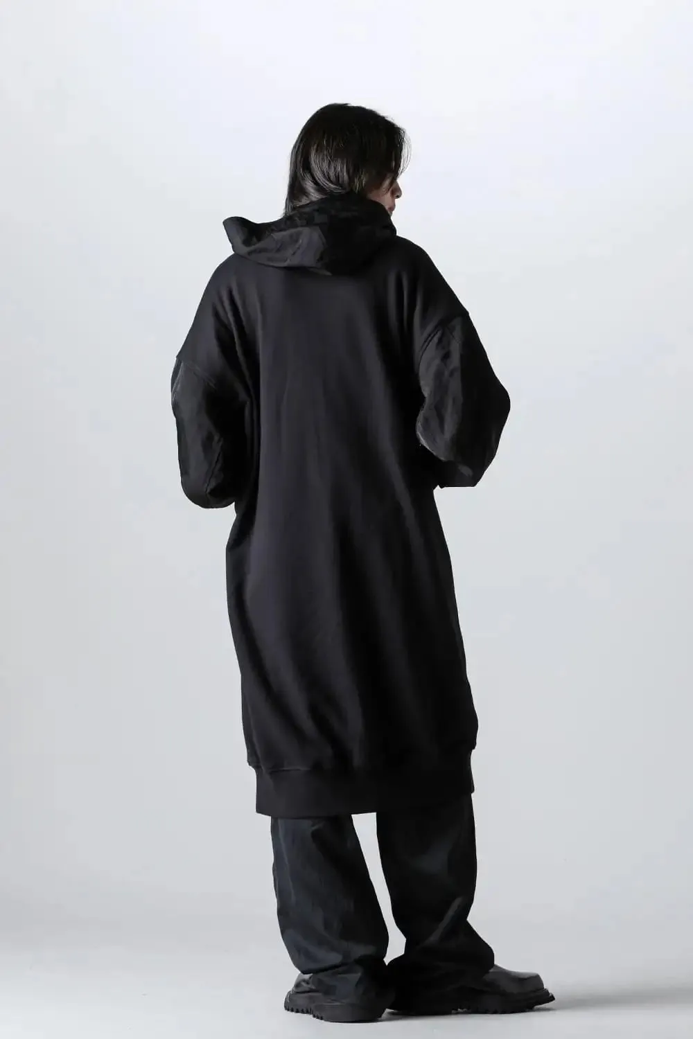 Cotton Sweat Long Hoodie