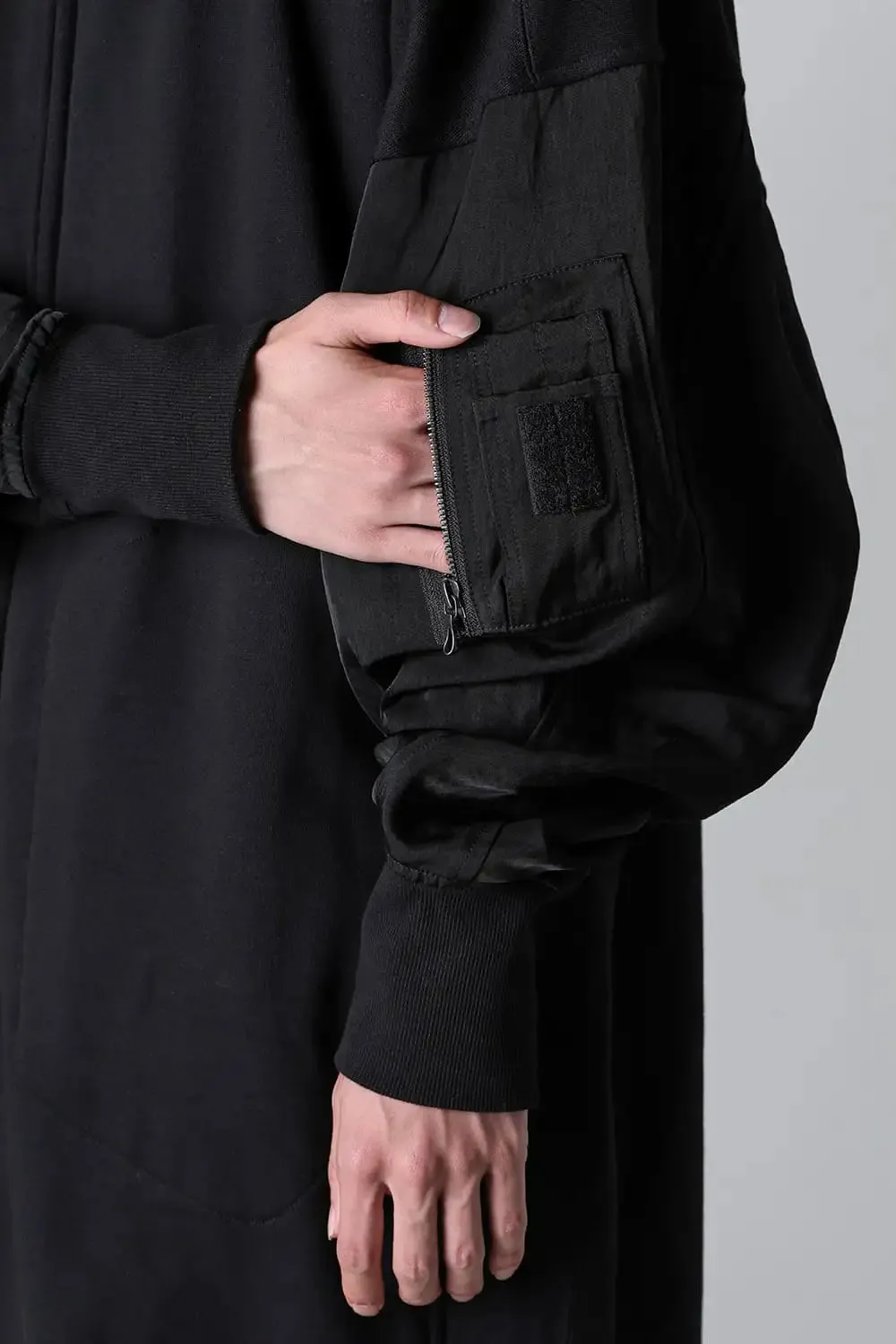 Cotton Sweat Long Hoodie