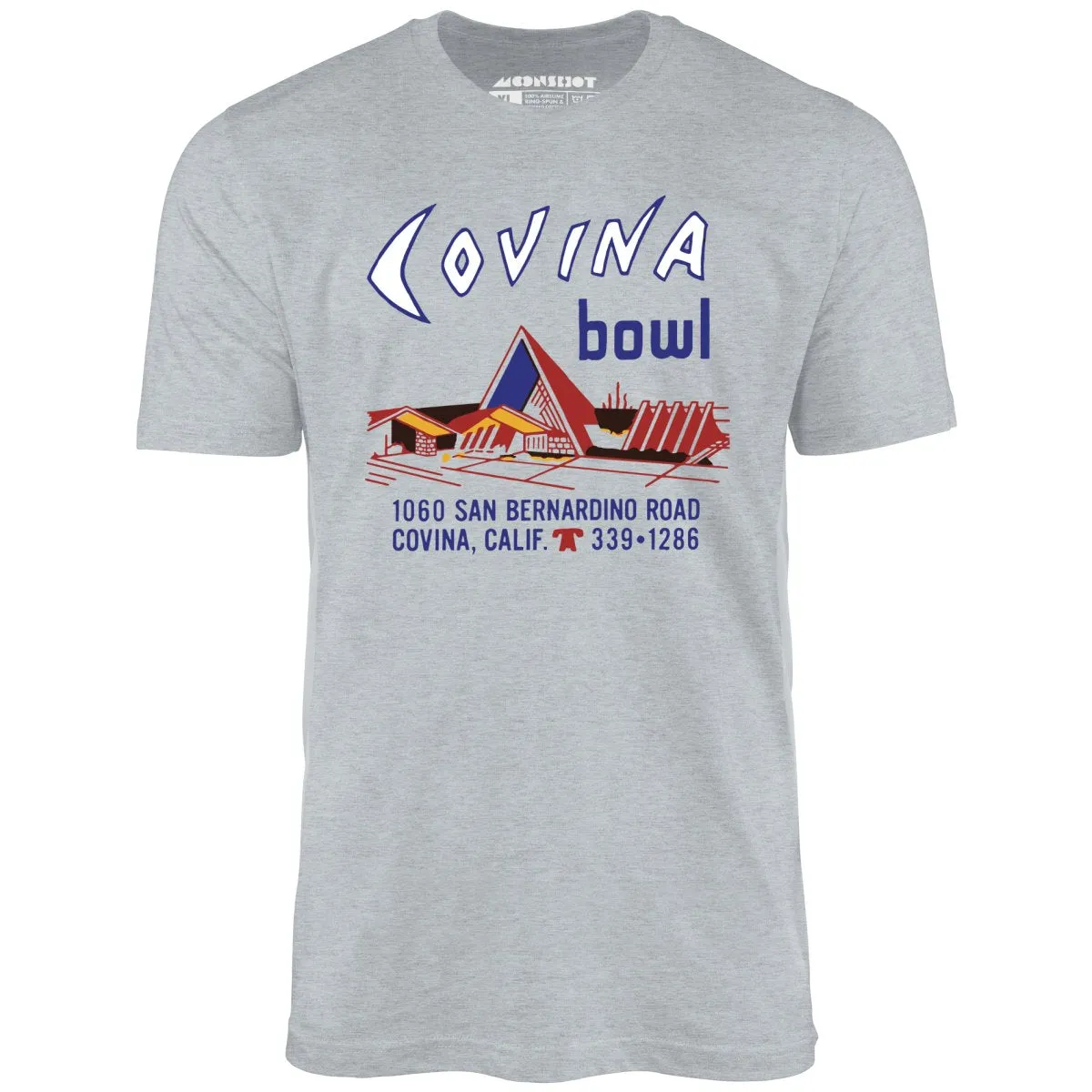 Covina Bowl - Covina, CA - Vintage Bowling Alley - Unisex T-Shirt