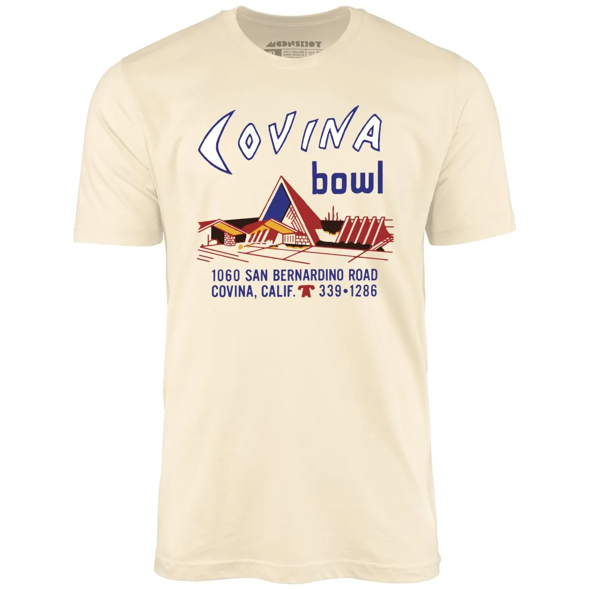 Covina Bowl - Covina, CA - Vintage Bowling Alley - Unisex T-Shirt