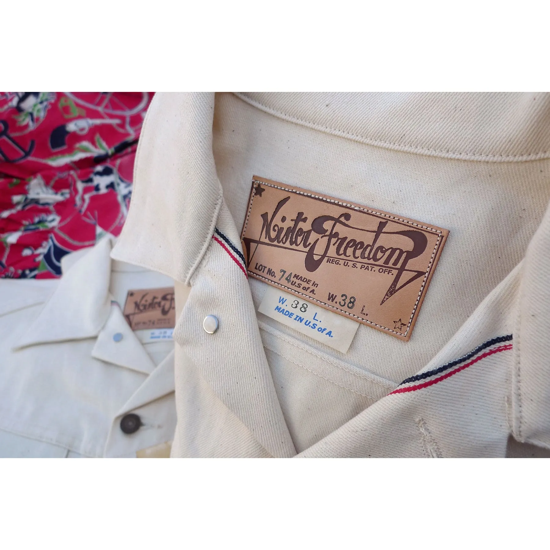 Cowboy Jacket - Wheat Denim - Warehouse