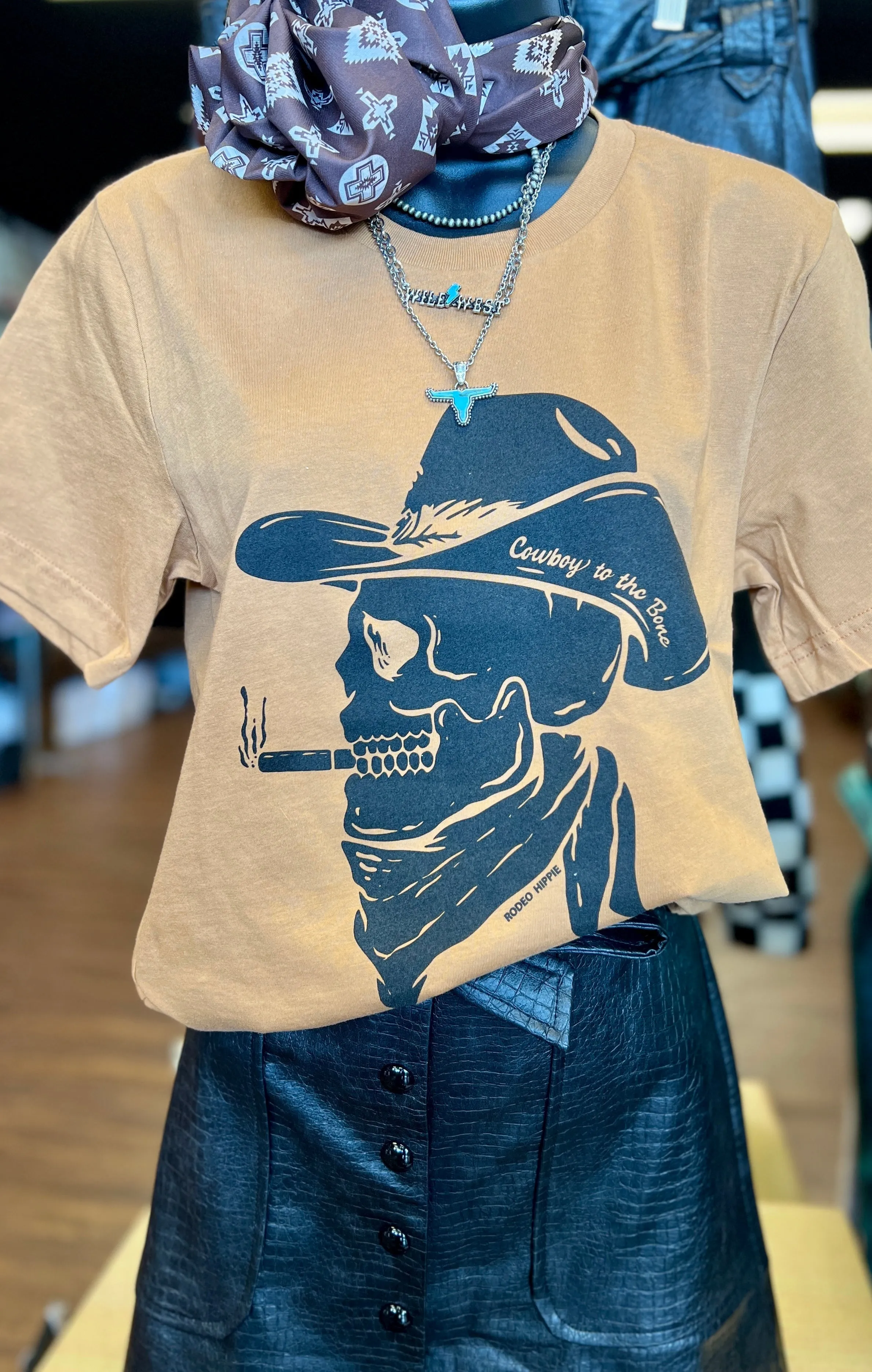 Cowboy To The Bone Tee