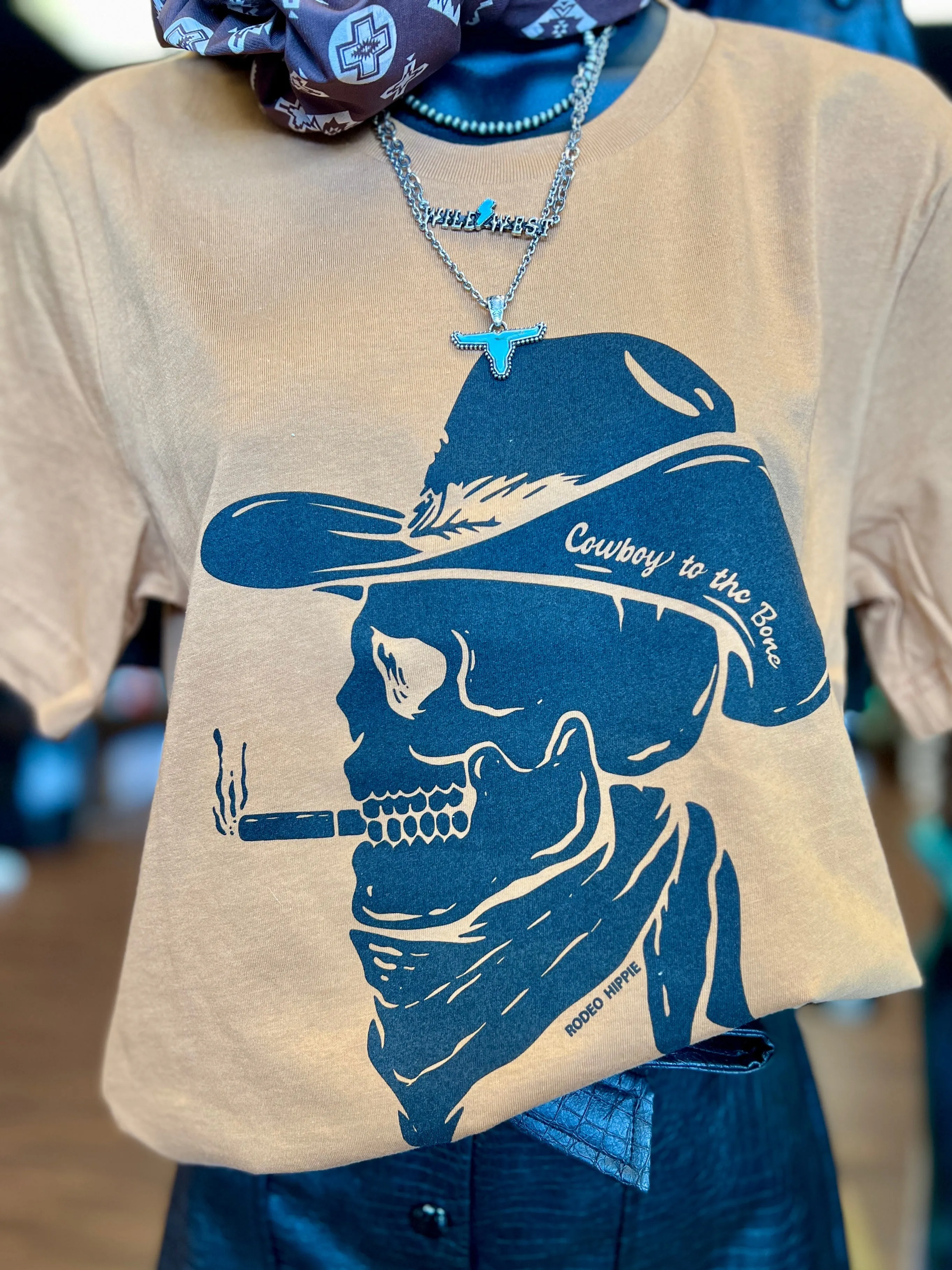Cowboy To The Bone Tee