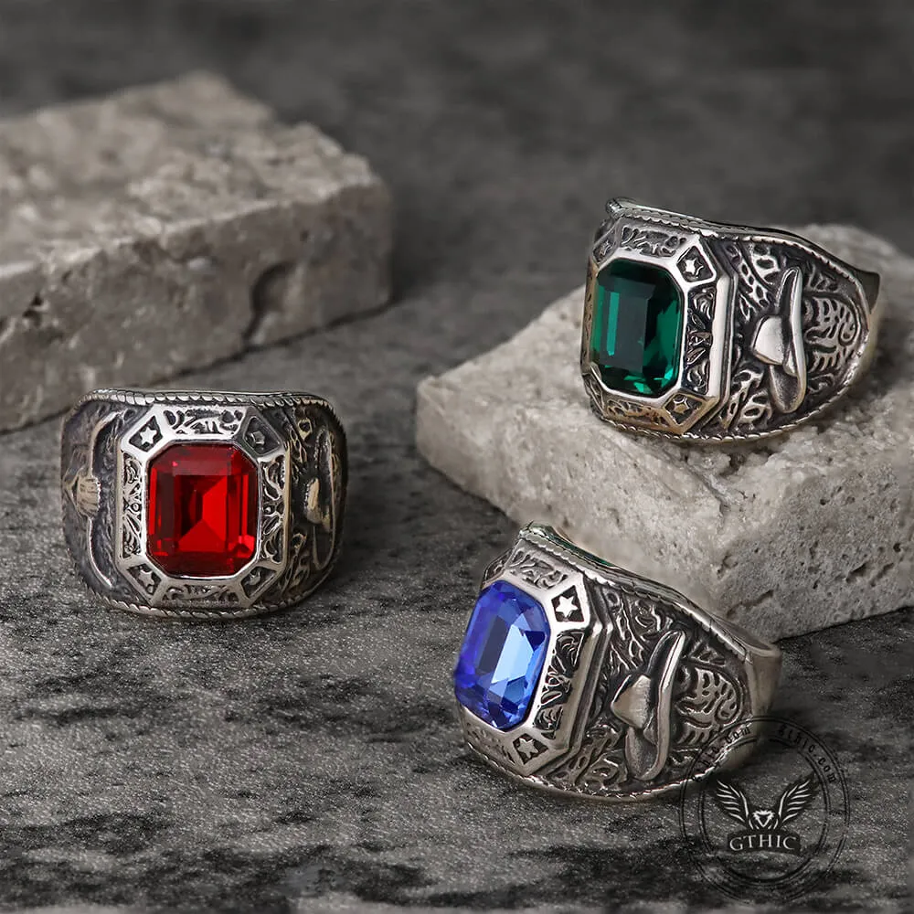 Cowboys Bull Stainless Steel Ring