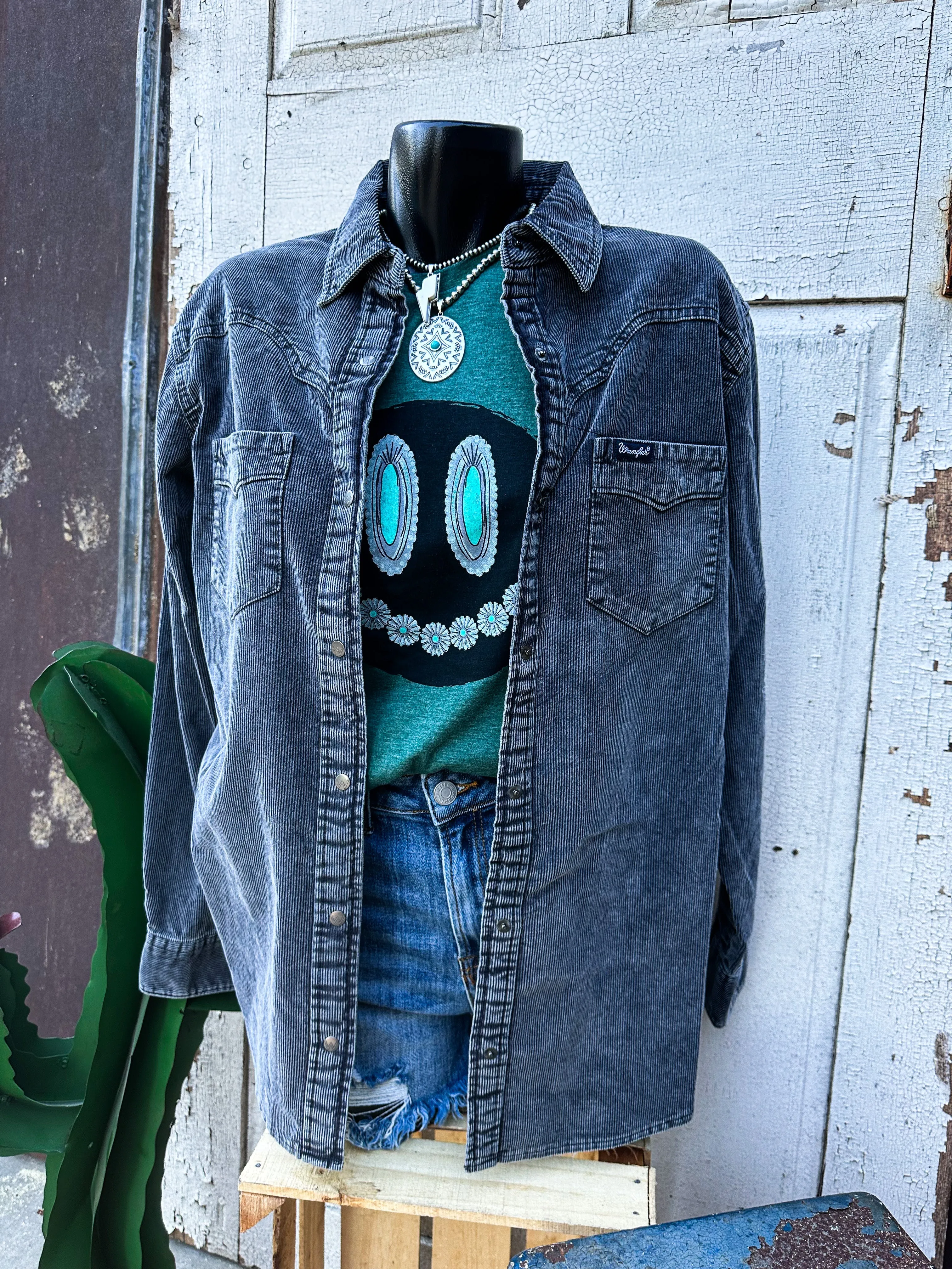 Cowpoke Wrangler Button Up