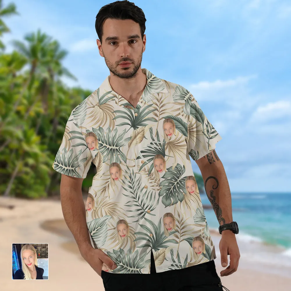 Custom Face Hawaiian Shirt Summer Beach Party Shirts