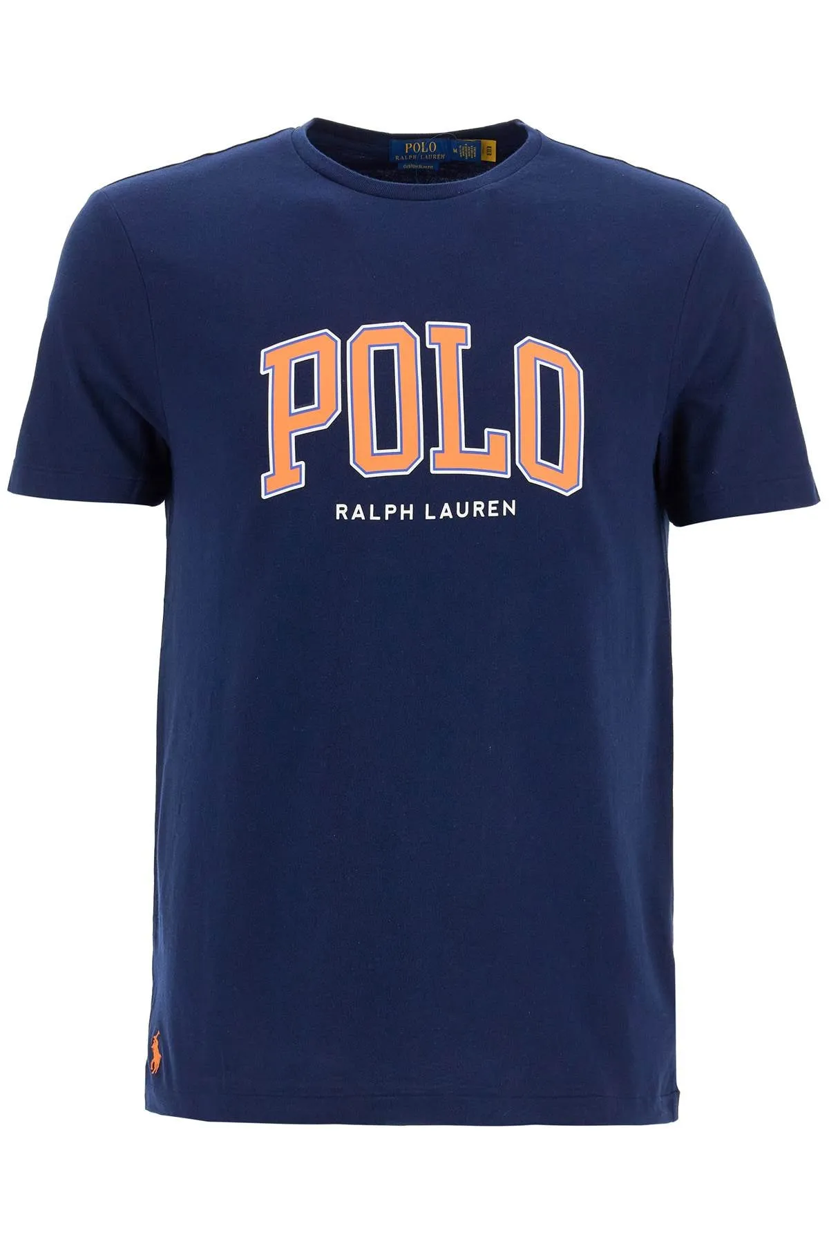 custom slim-fit logo t-shirt 710961130001 CRUISE NAVY