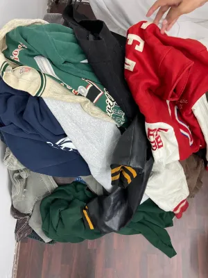 Custom Versity sweatshirt and double knee