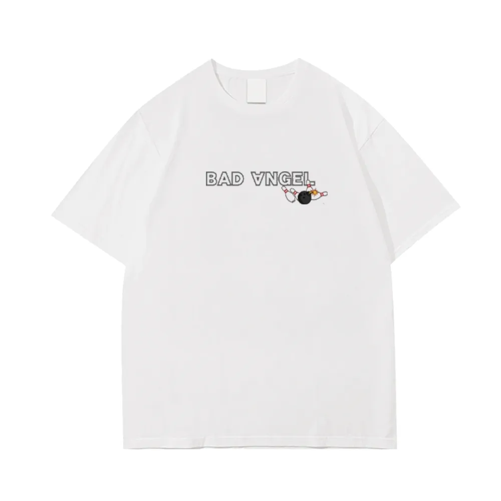 Cute Bad Angel Bowling T-Shirt