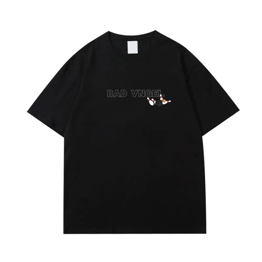 Cute Bad Angel Bowling T-Shirt